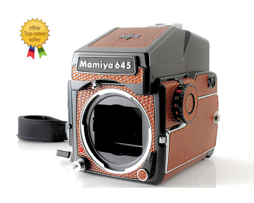Mamiya m645 1000s brown lizard - mamiya,