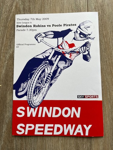 Swindon speedway programme 7th - swindon,