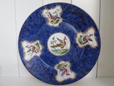Samson of Paris Porcelain Fancy Birds Plate 23cm with Gold Anchor Mark