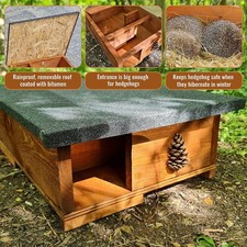 Handmade Luxury Hedgehog House