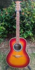 CRAFTER RED FRG280 ELECTRO-ACOUSTIC GUITAR + NEW ELIXIRS + RITTER MADROZZA CASE