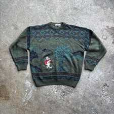 Beautiful dark green patterned