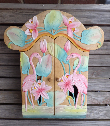Vtg hand carved - vtg, and