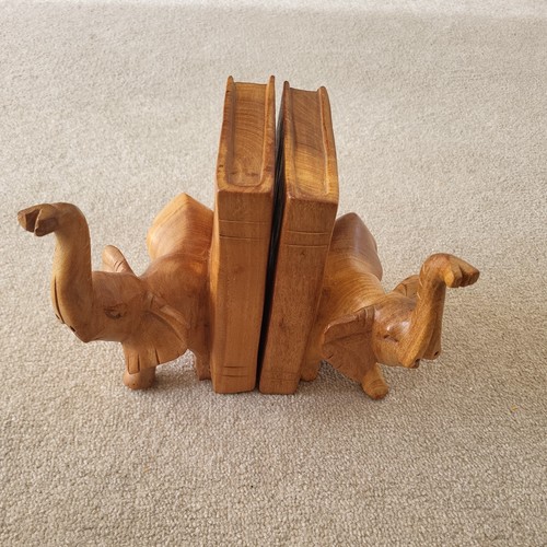 Wooden hard wood elephant - wooden,