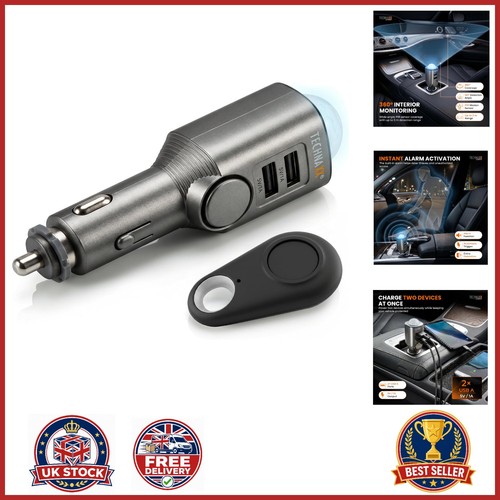 Rechargeable car alarm with - alarm,