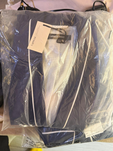 Capsule navy blazer white - navy,