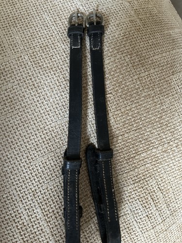 Black leather cob - black,