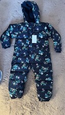 Marks & Spencer's Girls Flower Snowsuit
