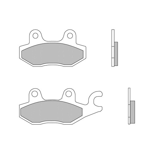 Rear brake pads - pair, sp