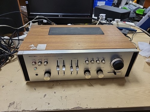 Rotel 611 stereo amplifier - rotel, ra-