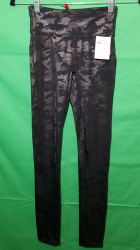 Spanx faux leather black camo - leather,