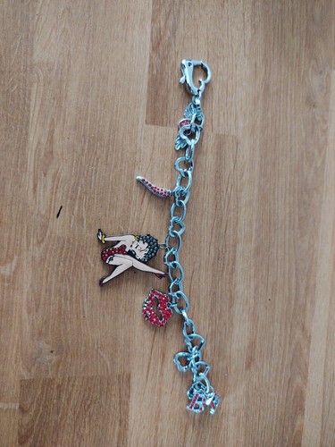 Betty boop charm bracelet - boop,