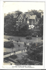 Real photo postcard the Lampeter hotel I Bournemouth Dorset in good condition