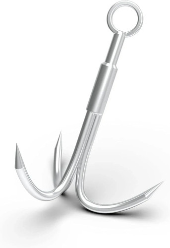 Grappling hook with claw - hook, 3-claw