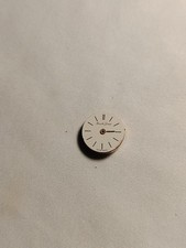Back wind vintage watch movement. Running bueche girod 13.7