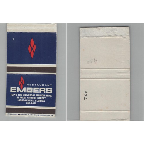 Matchbox cover embers - cover,