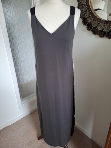 Jigsaw satin stripe maxi - satin,