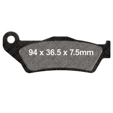 PAIR OF PADS EBC MXS MXS181