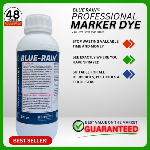 Blue weedkiller indicator - indicator, dye