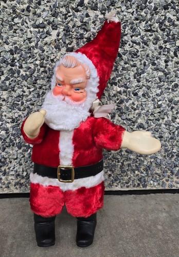 Vintage santa claus plush - claus,