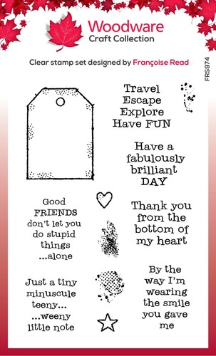 Woodware clear stamps - woodware,