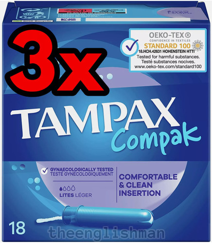 Tampax compak lites applicator - tampax,