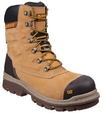 Mens CAT Safety Boots Caterpillar Premier Leather Industrial Waterproof Work