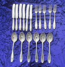 J Fraget Silver Plate Cutlery  Nierdzewne Henneberg Hefra Art Deco Polish Rare
