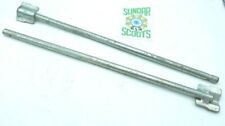  LAMBRETTA. SET OF 2 LI SERIES 3 SLOTTED  HEADSET CONTROL RODS. 310 mm