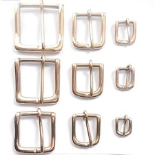 West End Buckle Solid Brass Belt Buckle 7 Sizes - 0.75  - 2" inch