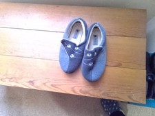 Pavers Ladies Blue Slippers
