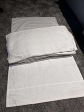 20 x Hand Towels White Soft 100% Cotton Hotel Quality Soft Absorbent Quick Dry