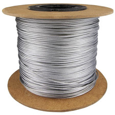2 mm Thick Wire Rope Wire Cable - 50 metres / 164.04 ft - Galvanised Steel Rope