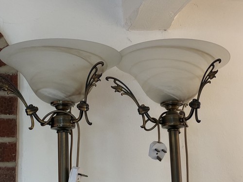 Pair art deco standard - deco, lamps