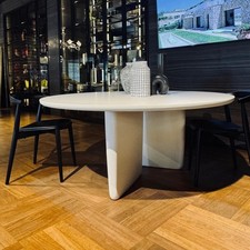 B&B Italia TOBI ISHI Table 162cm Round in Glossy desert Finish