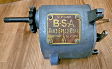 Vintage BSA 3-Speed Hand-Change Gearbox - 1922 BSA Model A