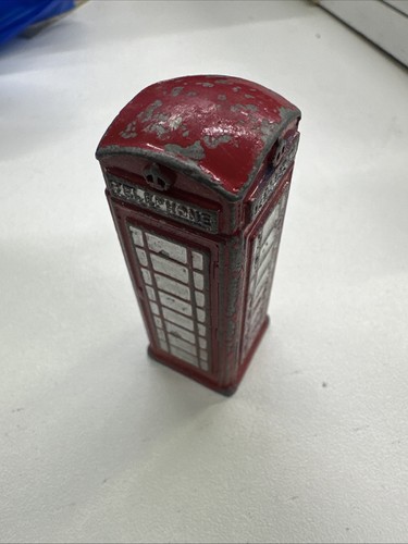 Dinky toys red telephone - dinky,