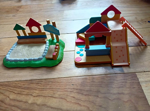 Wooden dollhouse furniture - wooden, &