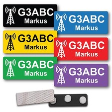 Radio Callsign Badge Name Call