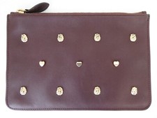 Rare Mulberry Cara Oxblood Zip