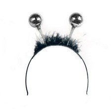 SILVER DISCO BALL HEAD BOPPERS