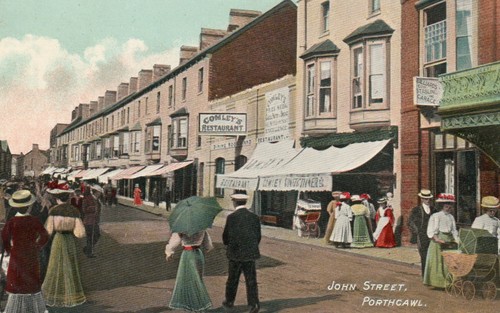Early colour postcard john - colour,