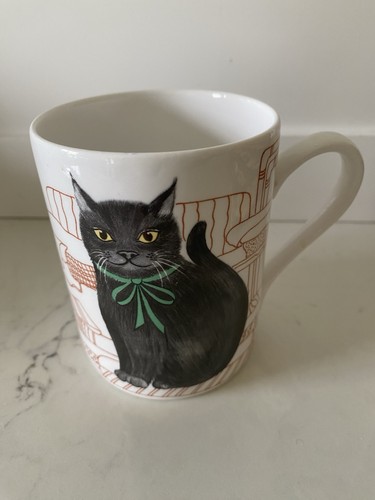 Black cat green bow hudson - black,