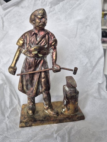 Vintage solid brass blacksmith - solid,