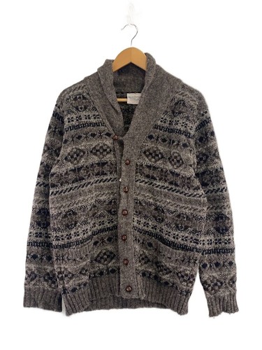 Jamieson wool cardigan gray - jamieson's,