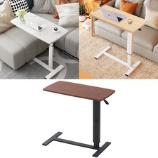 Mobile Over Bed Height Adjustable Desk Hospital Overbed Aid Chair Laptop Tray UK