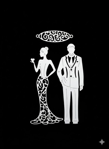 Elegant art deco wedding - elegant,