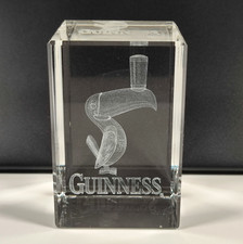 Guinness Toucan Glass Paperweight