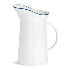 White Farmhouse Water Jug