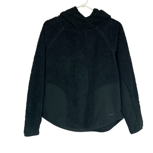 Nike black teddy long sleeve - nike,